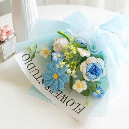 💐Mother's Day Special Sale 50% OFF!💕Handmade Delicate Crochet Flower Bouquet