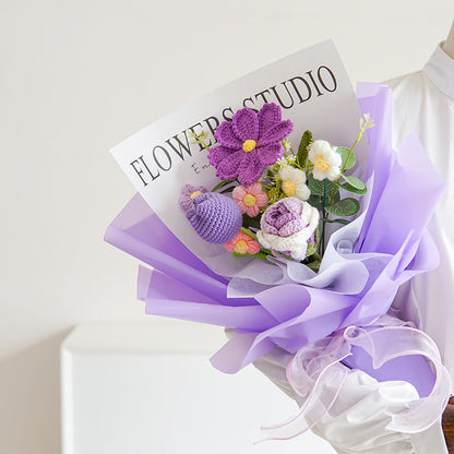 💐Mother's Day Special Sale 50% OFF!💕Handmade Delicate Crochet Flower Bouquet