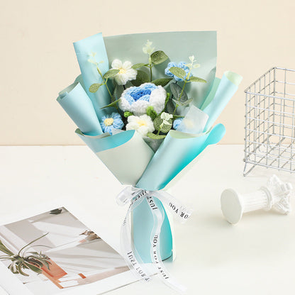 💐Mother's Day Special Sale 50% OFF!💕Handmade Delicate Crochet Flower Bouquet