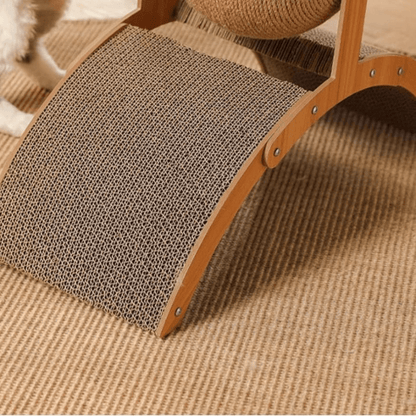 ⏳Time-Limited Special⏰Natural Sisal Cat Scratching Ball With Cardboard Pad – Satisfies Scratching, Durable Sisal & Protects Furniture 🧶