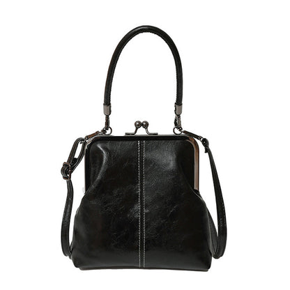 🥳2026 HOT SALE🥳Vintage Kiss-Lock Bag – 2-in-1 Carry & Organized