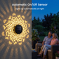 ☀️ Solcelledrevet mandala-lys til hagen &  Patio – 2-i-1 gulvlampe &  Vegglampe – Ornamental lysdekorasjon med vintageeffekt – Rustfri &  Varig