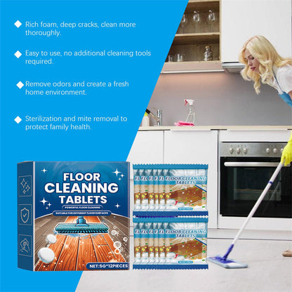 🔥Last Day Promotion 50% OFF - Discount❗️❗️ 🏠Effervescent Floor Cleaning Tablets– the perfect cleaning aid