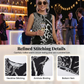 Abito midi senza maniche con stampa leopardata da donna