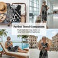 Abito midi senza maniche con stampa leopardata da donna