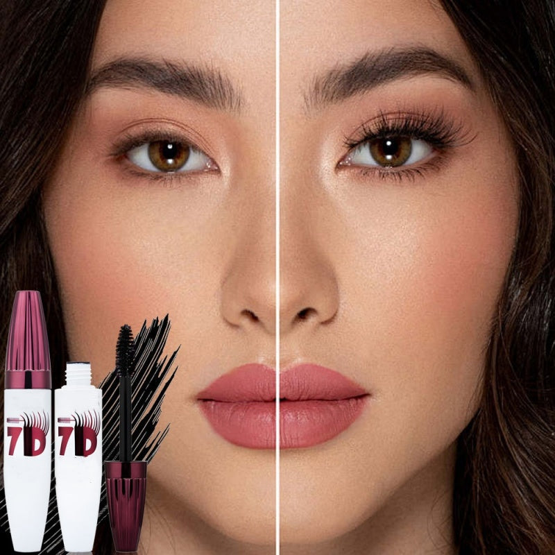 💄✨ Smudge-Proof Curling Mascara – Lifts & Curls All Day, Waterproof & Flake-Free for Intense Black Lashes