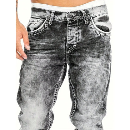 🔥👖 Men's Fashion Creative Stretch Denim Jeans