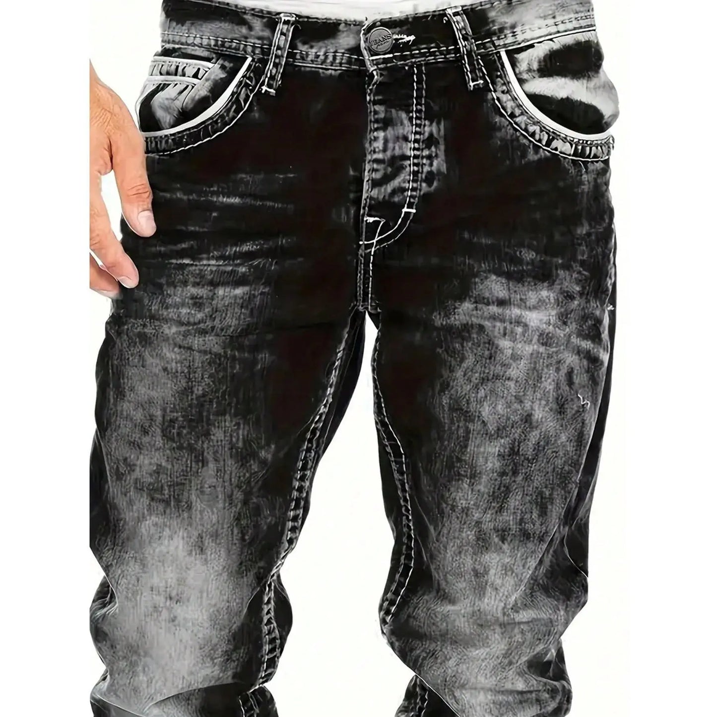 🔥👖 Men's Fashion Creative Stretch Denim Jeans