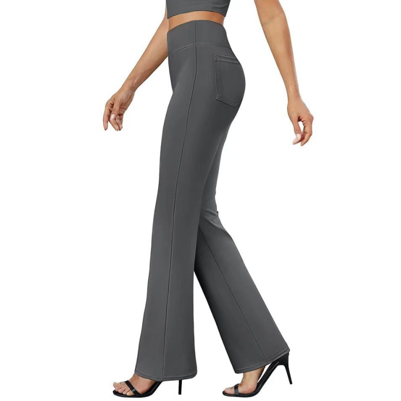 Women's High-Waist Stretch Bootcut Dress Pants