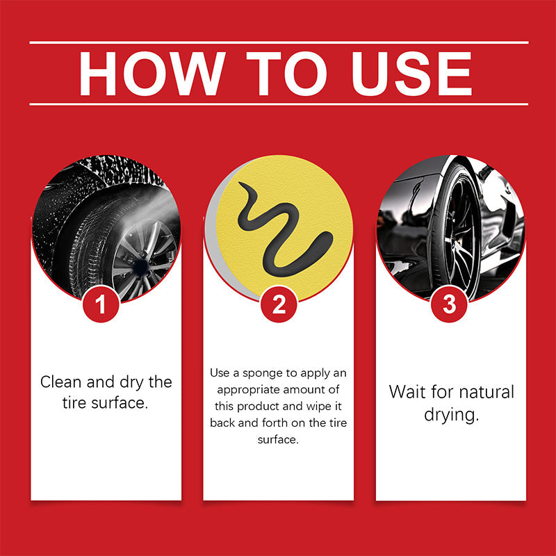 🔥Factory Direct Sales🔥 Car Tire and Plastic Trim Renewal Paste
