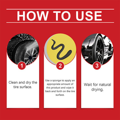 🔥Factory Direct Sales🔥 Car Tire and Plastic Trim Renewal Paste