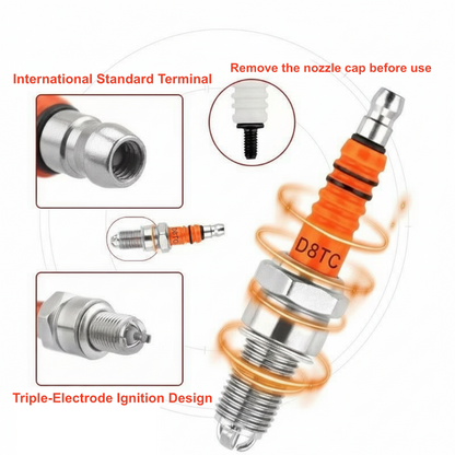 D8TC High Performance Three-Electrode Spark Plug