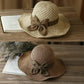 🎀 Hot Sale 50% OFF👒 | Straw Hat with Retro Bow – Foldable & Breathable for Summer