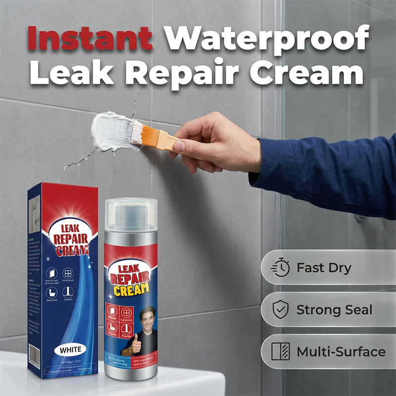 🥳2026 HOT SALE🥳💞50K+ SOLD!💧🔧 50% OFF! Waterproof Leak Repair Sealant – Seals cracks instantly, waterproof & durable. Works on walls, pipes & tiles. 3 colors. 🛡️✨