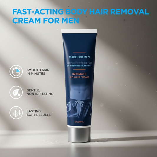 💎 Premium Quality 💎 Fast-Acting Body Hair Removal Cream for Men