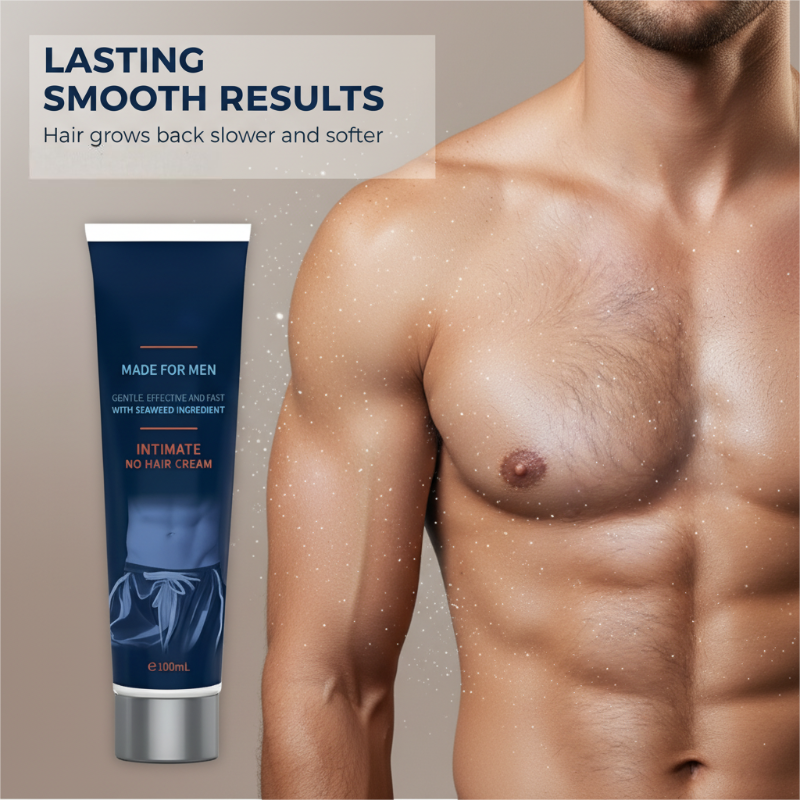 💎 Premium Quality 💎 Fast-Acting Body Hair Removal Cream for Men