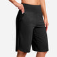 ⏰Siste dags salg 49 % rabatt🔥Dames yogashorts med høy midje og lommer
