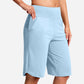⏰Siste dags salg 49 % rabatt🔥Dames yogashorts med høy midje og lommer