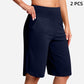 ⏰Siste dags salg 49 % rabatt🔥Dames yogashorts med høy midje og lommer