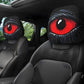 🔥👁️Funda para reposacabezas de coche con diseño de ojo rojo: diseño espeluznante &  Suave 😈👁️‍🗨️