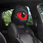 🔥👁️Funda para reposacabezas de coche con diseño de ojo rojo: diseño espeluznante &  Suave 😈👁️‍🗨️