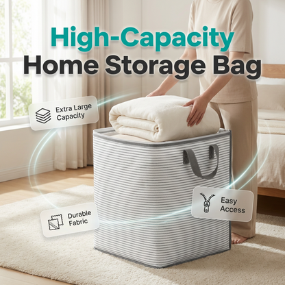🛍️ Final 3 hours Special Price £9.99! 🏆 Large Collapsible Storage Bag with Handles – Spacious Capacity, Foldable Design & Sturdy Carry Handles 📦