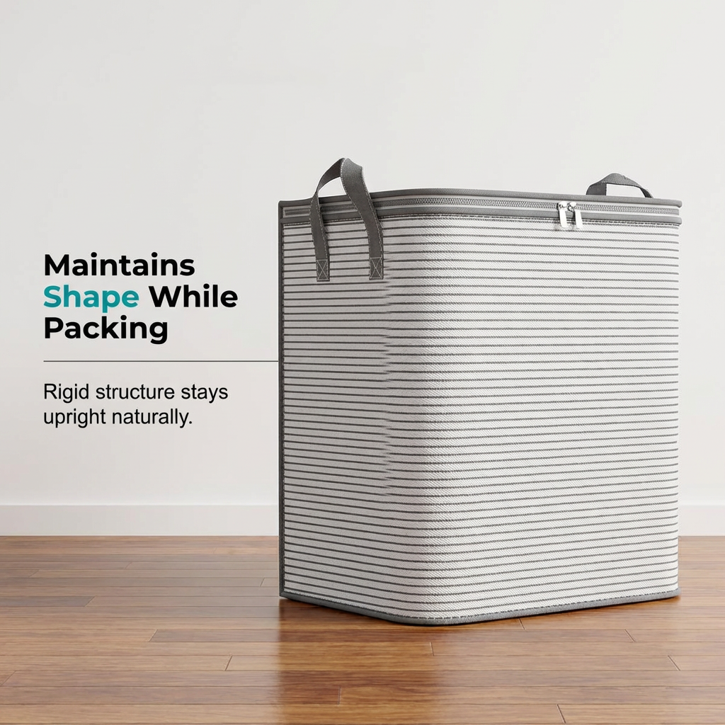 🛍️ Final 3 hours Special Price £9.99! 🏆 Large Collapsible Storage Bag with Handles – Spacious Capacity, Foldable Design & Sturdy Carry Handles 📦