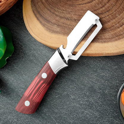 🍺Thickened Stainless Steel Multi-Peeler – Heavy-Duty, Wide Blade, Bottle Opener
