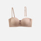 🥳LUCKMEEY Dame Stroppeløs BH med Lukking foran og Push Up-BH med Løft og Polstret Cup💞