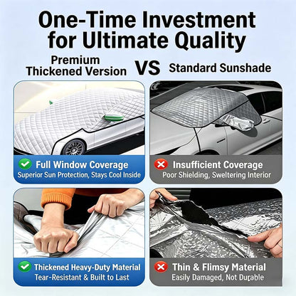 🎁2026 New Arrivals 49% OFF💥Car Windshield Snow Cover – All‑season, multi‑layer. Covers hood, glass & side windows. Strong straps, no slipping! 🚙💨