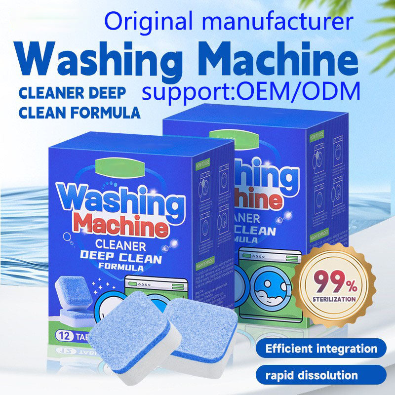 🔥Buy 2 Get 1 Free🧼 Washing Machine Cleaner Tablets – Deep Clean, Remove Odor & Keep Your Washer Fresh ✨🏠