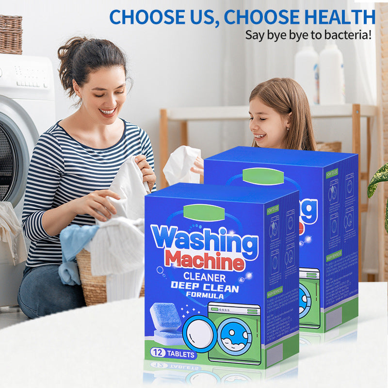 🔥Buy 2 Get 1 Free🧼 Washing Machine Cleaner Tablets – Deep Clean, Remove Odor & Keep Your Washer Fresh ✨🏠