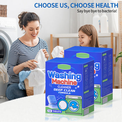 🔥Buy 2 Get 1 Free🧼 Washing Machine Cleaner Tablets – Deep Clean, Remove Odor & Keep Your Washer Fresh ✨🏠