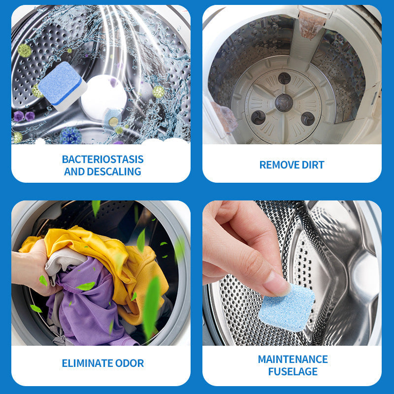 🔥Buy 2 Get 1 Free🧼 Washing Machine Cleaner Tablets – Deep Clean, Remove Odor & Keep Your Washer Fresh ✨🏠