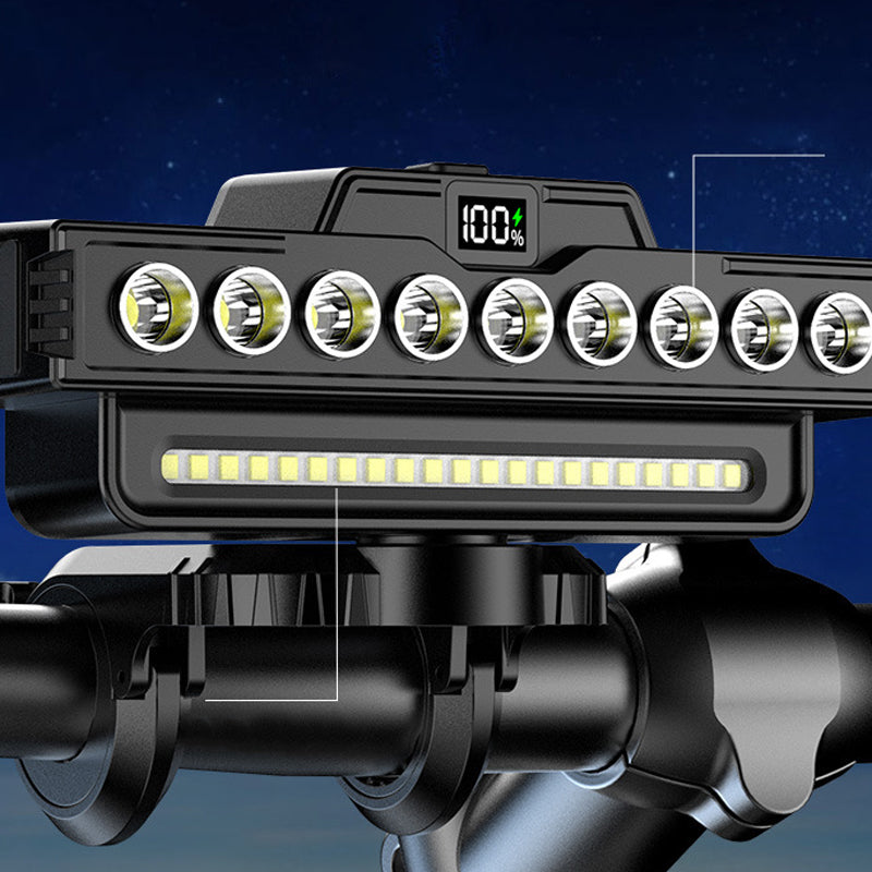 🚴 LIMITED-TIME 50% OFF! ✨ Bicycle Headlight – 28 LED, Horn, USB, Remote Control