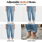 ✨ Easy Everyday Comfort | Women's Relaxed-Fit Denim Overalls with Deep Pockets