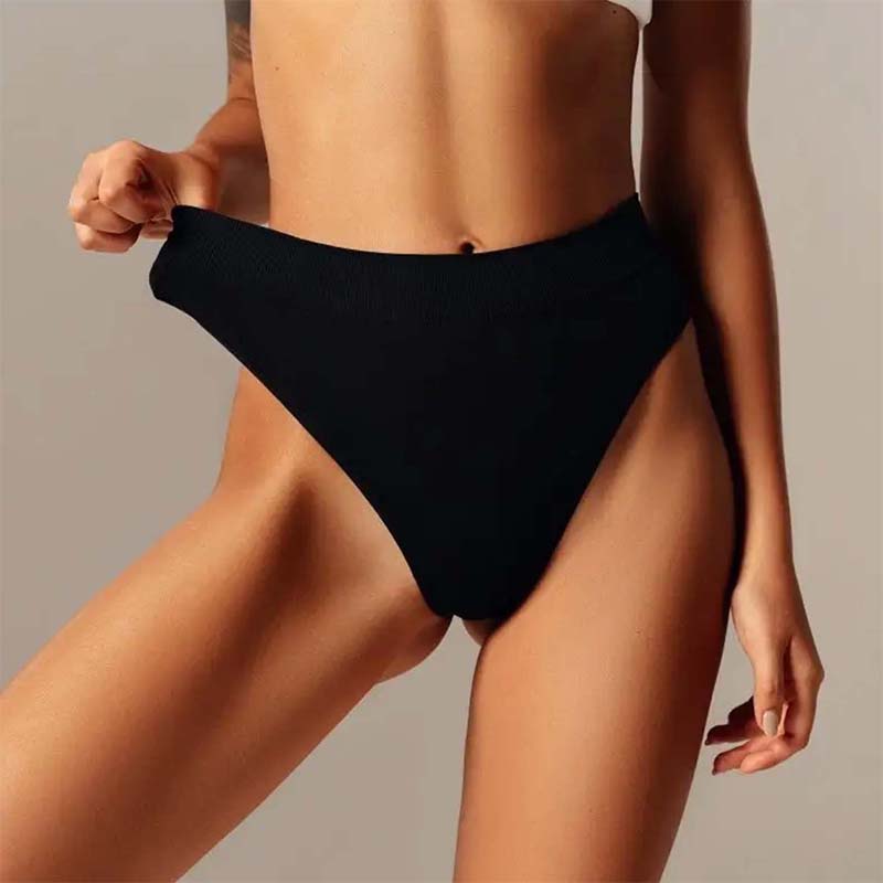 💖Black Friday Mega Deal – 50% off!💖 Women's Seamless Ribbed Thong Underwear