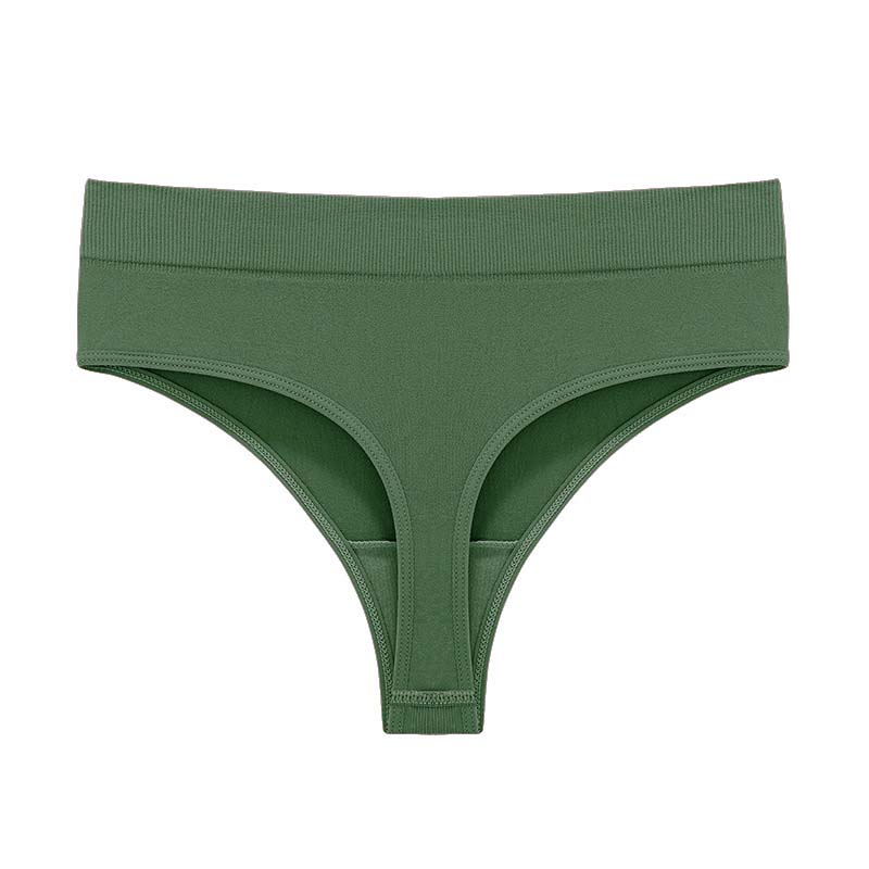 💖Black Friday Mega Deal – 50% off!💖 Women's Seamless Ribbed Thong Underwear