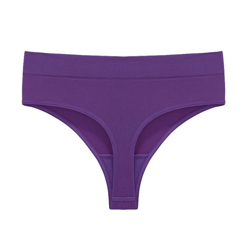 💖Black Friday Mega Deal – 50% off!💖 Women's Seamless Ribbed Thong Underwear
