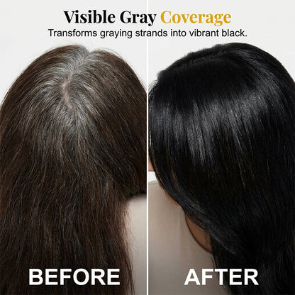 50% OFF!  Plant-Based Comb-In Hair Dye – Easy, Gray Coverage, Nourishing Formula