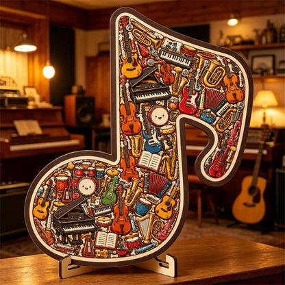 Limited-time offerWooden Musical Note Jigsaw Puzzle
