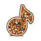 ⏰Zeitlich begrenztes Angebot🥳💞Musikalisches Noten-Puzzle aus Holz