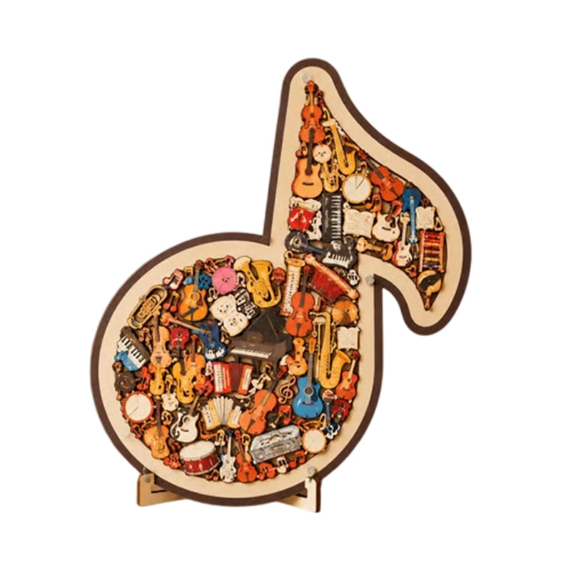 Limited-time offerWooden Musical Note Jigsaw Puzzle