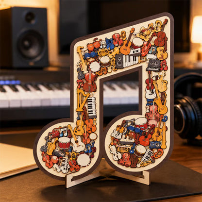 Limited-time offerWooden Musical Note Jigsaw Puzzle