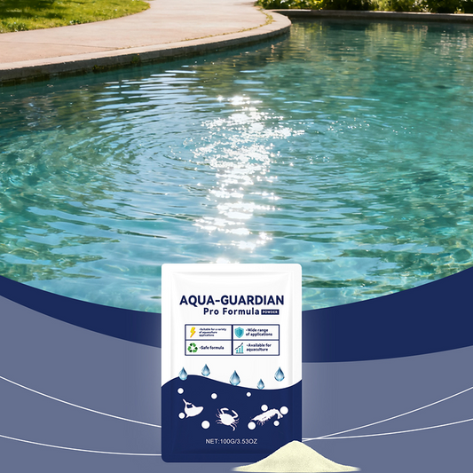 🥳2026 HOT SALE🥳💞50K+ SOLD!🐟🦐 50% OFF! Aqua‑Guardian Pro Water Clarifier – Clears cloudy water instantly. Safe for fish & shrimp. Chemical‑free. 100g. 🌊✨