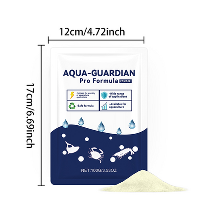🥳2026 HOT SALE🥳💞50K+ SOLD!🐟🦐 50% OFF! Aqua‑Guardian Pro Water Clarifier – Clears cloudy water instantly. Safe for fish & shrimp. Chemical‑free. 100g. 🌊✨