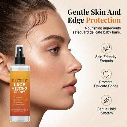 💞50K+ SOLD!🧴🥳2026 HOT SALE🥳 Lace Wig Melting Spray – Moisturising formula, stops itching. Strong hold, easy wash out. Perfect melt every time! 💇‍♀️✨
