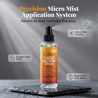 💞50K+ SOLD!🧴🥳2026 HOT SALE🥳 Lace Wig Melting Spray – Moisturising formula, stops itching. Strong hold, easy wash out. Perfect melt every time! 💇‍♀️✨