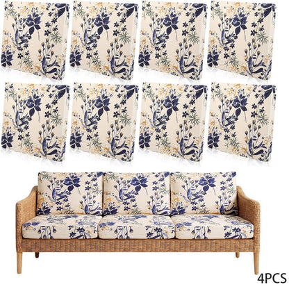 Patio Sofa Cushion Cover – Stretch, Water-Resistant