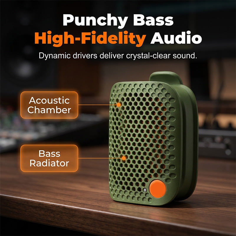 ⏳Time-Limited Special⏰Portable Bluetooth Speaker – TWS Stereo, IPX5 Waterproof, Punchy Bass 🎵